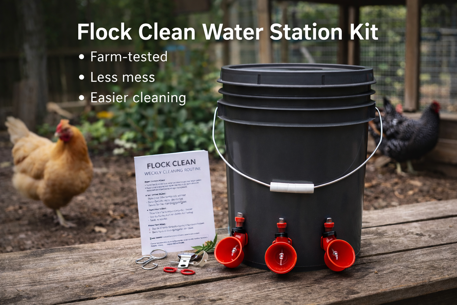Flock Clean Water Station Kit